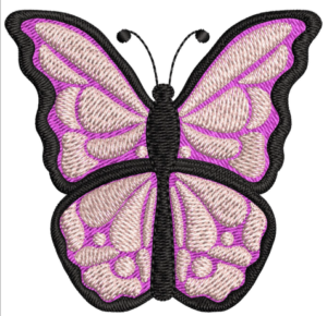 Swallowtail Butterfly Embroidery Design (2 sizes)-EmbDesignStock